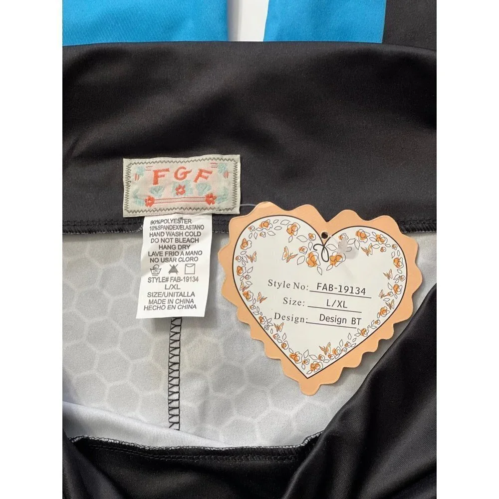 NWT FGF FABRIC & FABRIC Women's Activewear Pants Size XL Stretchy Gym Track Yoga